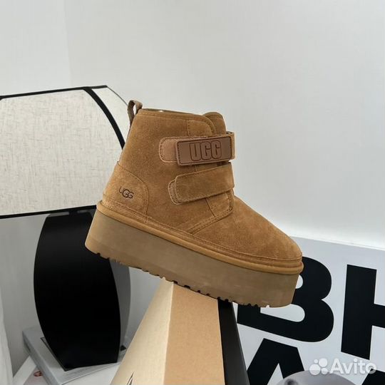 UGG угги Neumel Platform Beige (Арт.4547)