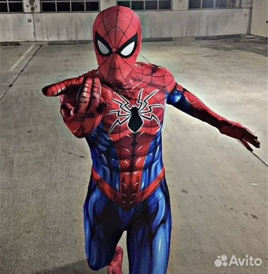 Костюм человек паук карнавальный для аниматоров