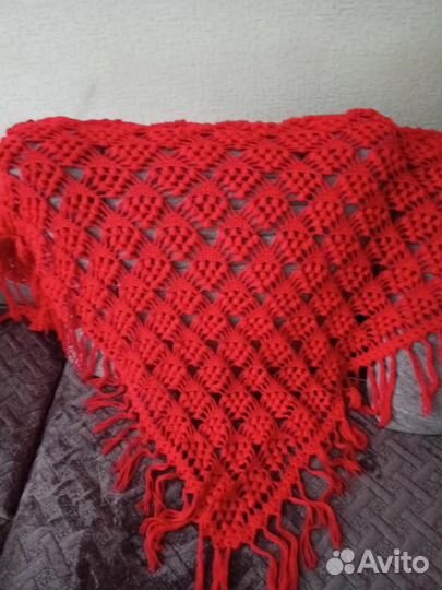 Косынка вязаная