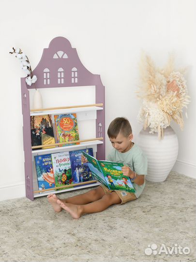 Стеллаж детский для книг 