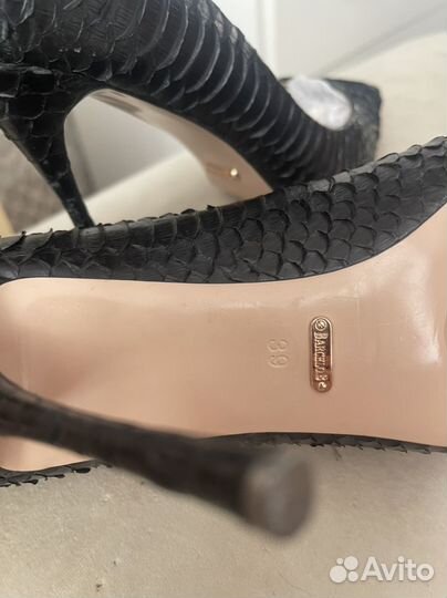 Туфли кожа питона