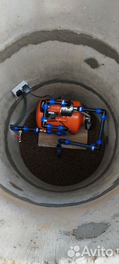 Обустройство скважин на воду, установка сантехники