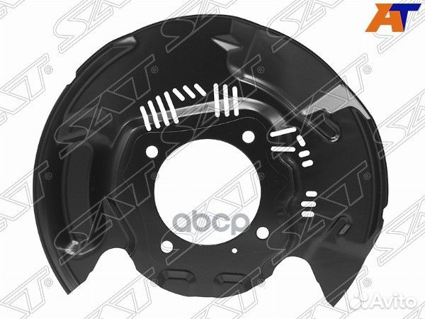 Щиток тормозного диска перед toyota land cruise