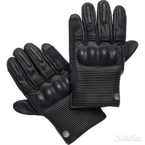 Rider Leather Glove short Black