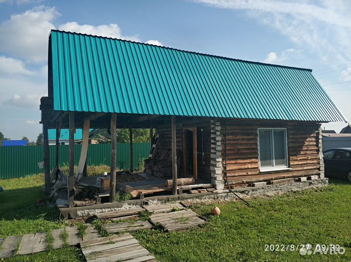 Дом 45 м² из рубленного бревна