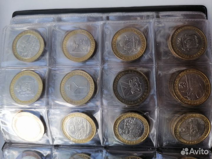Монеты десятки биметалл
