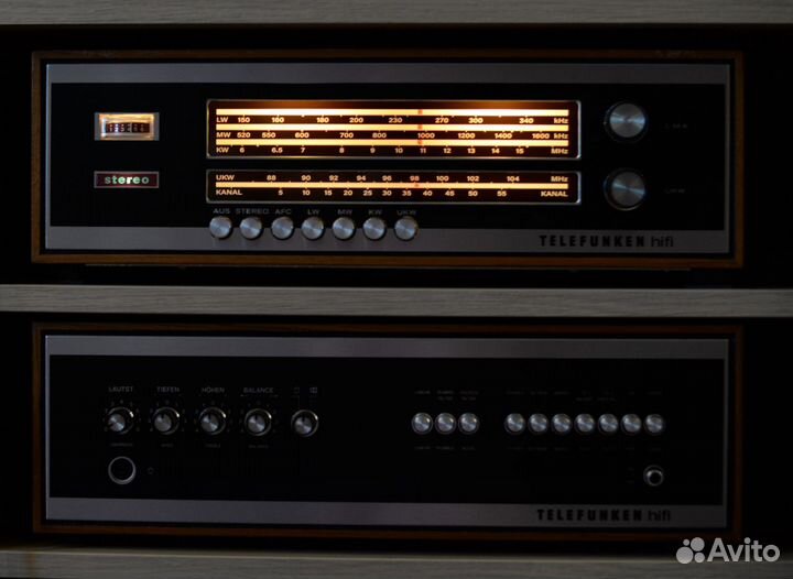 Усилитель + Тюнер Telefunken 201 (мастеру )