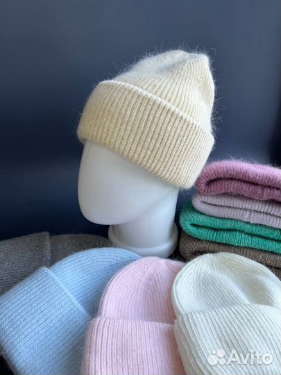 Шапка вязаная женская
