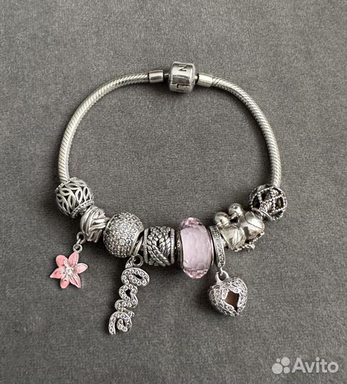 Sunlight браслет с шармами (серебро)