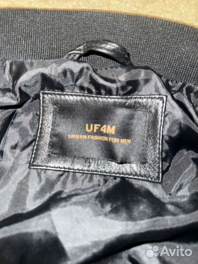 Кожаная куртка мужская uf4m