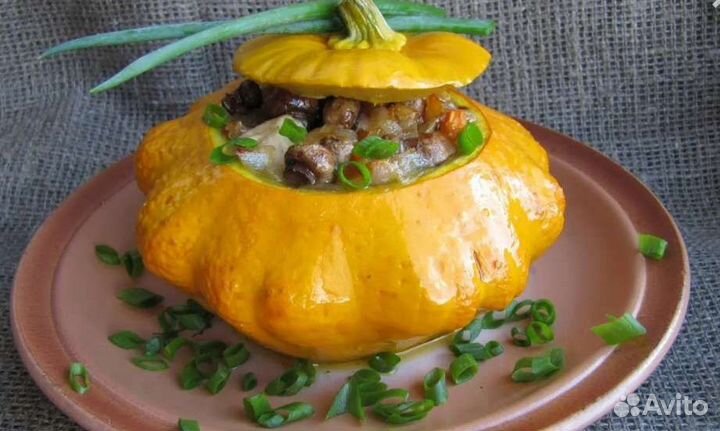 Кабачек горшочек, патиссон