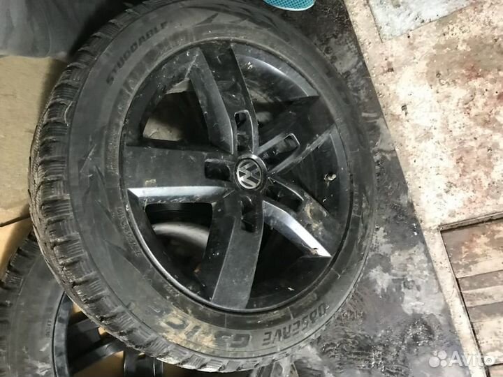 Комплект дисков VW резиной volkswagen touareg 7P