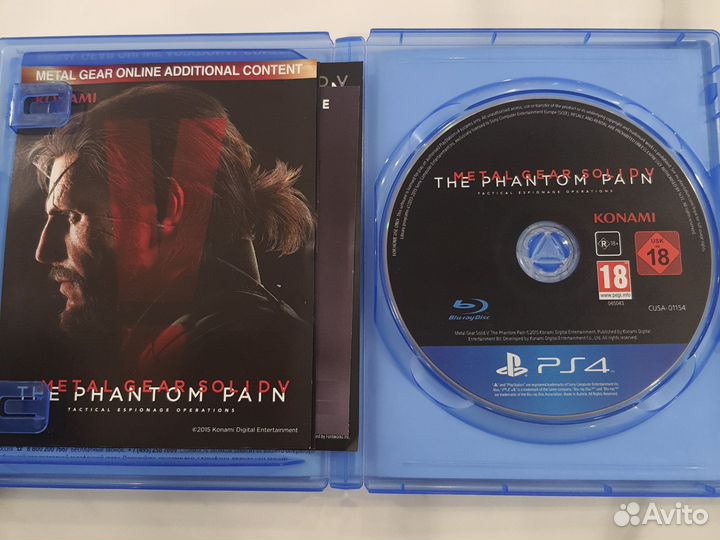 Игра Metal Gear Solidv The Phantom Pain для PS4