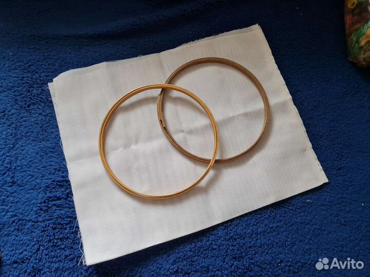 Пяльцы и канва