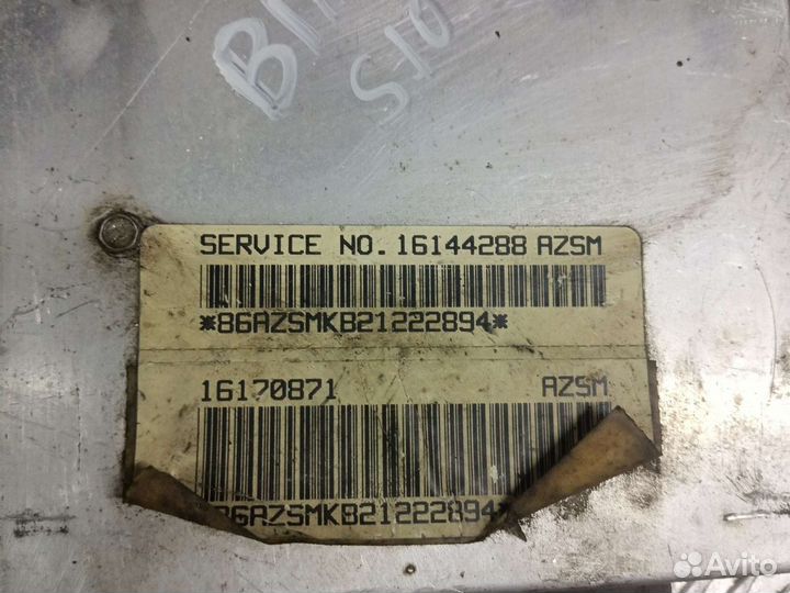 Блок эбу Chevrolet Blazer GMC Jimmy S10