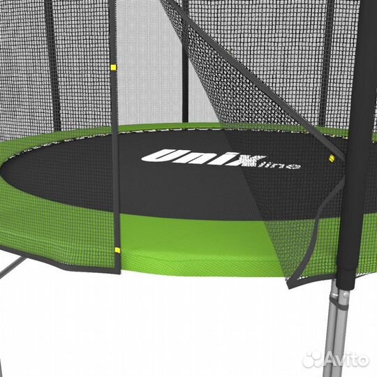 Батут с сеткой unix line Simple 8 ft Green outside