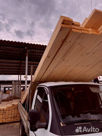 Брус обрезной 200х200х6000мм