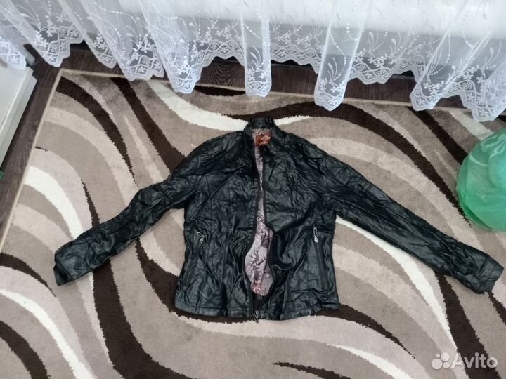 Куртка кожаная женская