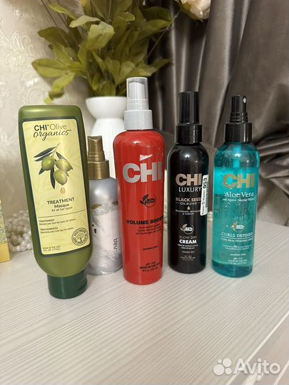 CHI шампунь, кондиционер, крем, маска США