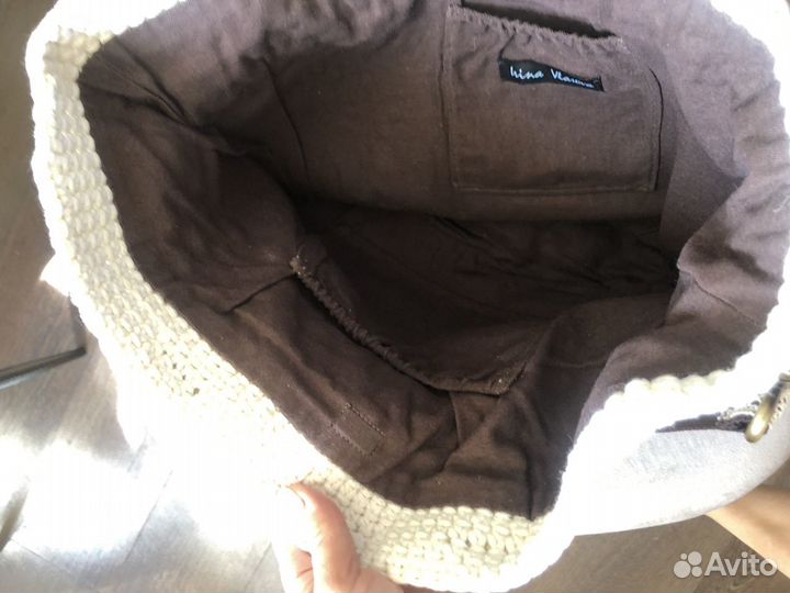 Сумка вязанная дизайнерская