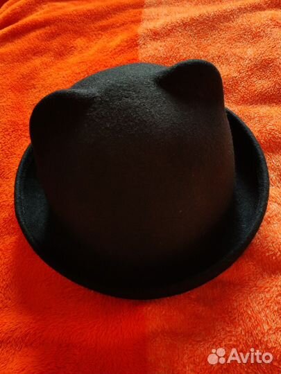 Шляпа фетровая с ушками