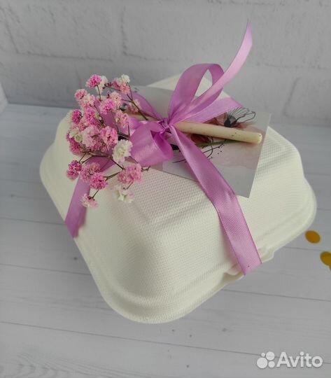 Бенто торты веганские, вегетарианские, постные