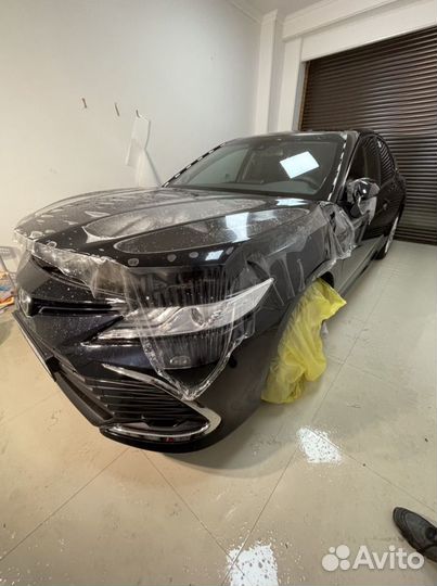 Оклейка автомобиля пленкой, антигравийная защита