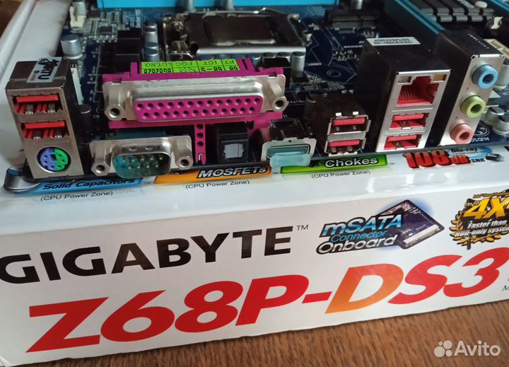 Комплект Gigabyte GA-Z68P-DS3+i5 2500К