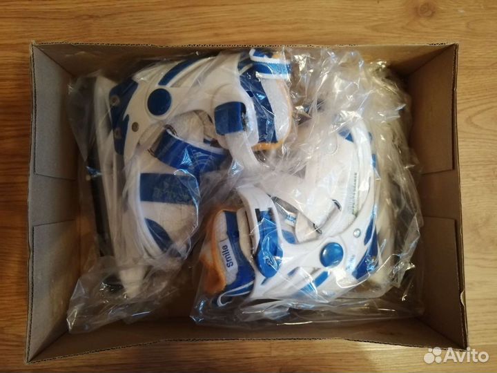 Детские новые раздвижные коньки размер 27-30