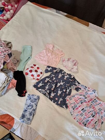 Вещи пакетом на девочку 1 год