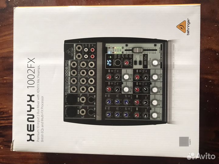 Микшерный пульт behringer xenyx1002fx