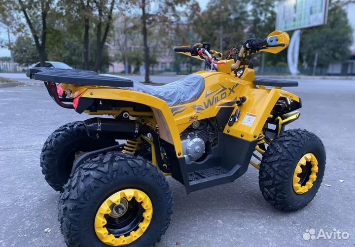 Квадроцикл motoland wild X 125 yellow