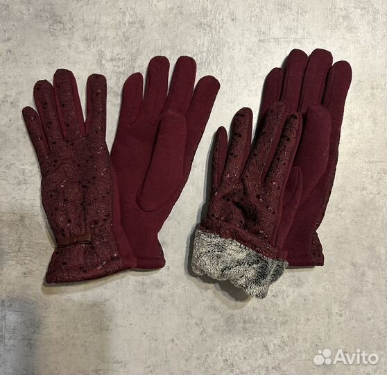 Перчатки женские и мужские новые