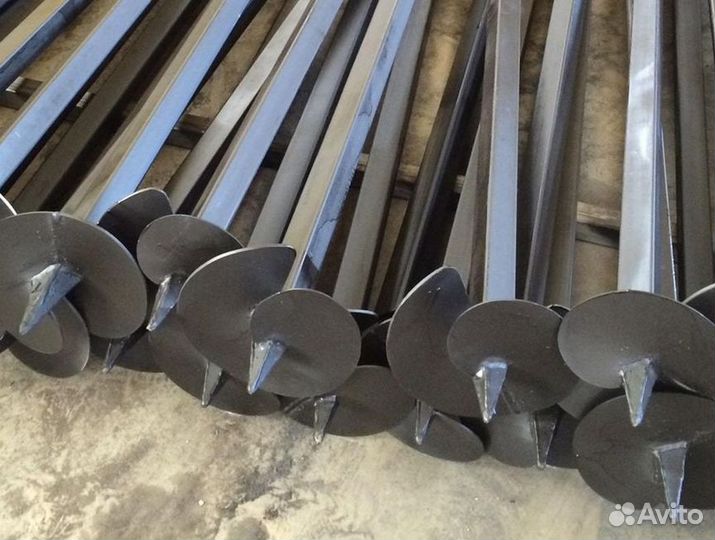 Винтовые сваи толстостенные