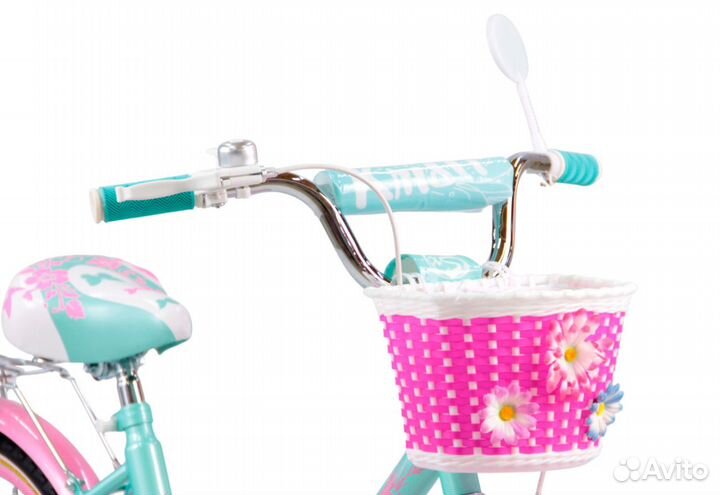Велосипед для девочки Kristi с корзинкой