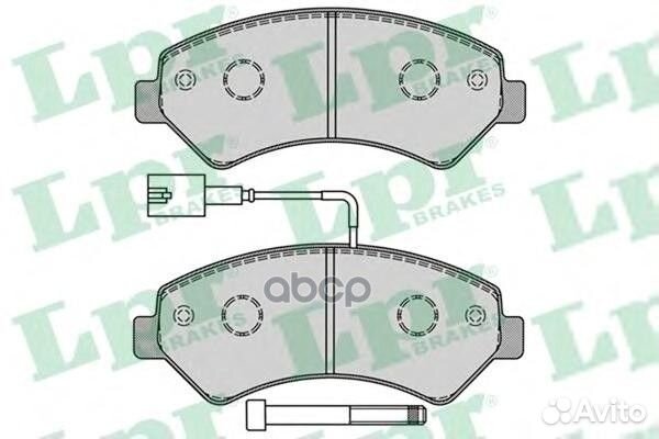 Колодки тормозные дисковые 05P1288 Lpr