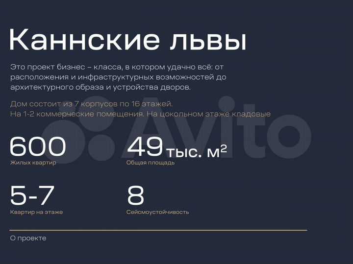 1-к. квартира, 54 м², 7/16 эт.