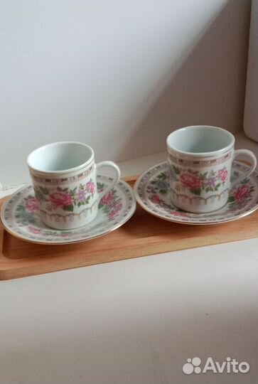 Фарфор кофейные пары Китай/СССР