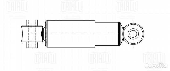 Амортизатор прицепов SAF 278 413 70х75 20х78 20х68