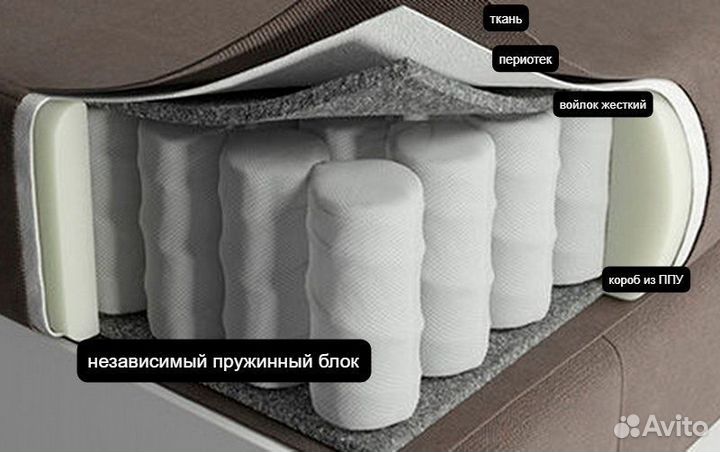 Диван со стразами