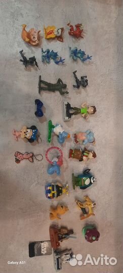 Игрушки из киндера. 100 р за все