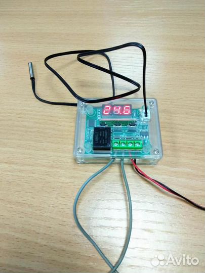 Электронный термостат терморегулятор W1209 в кейсе