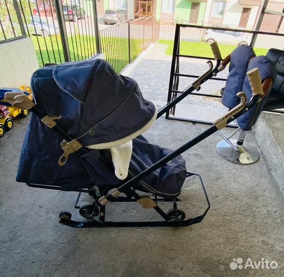 Санки коляска ника