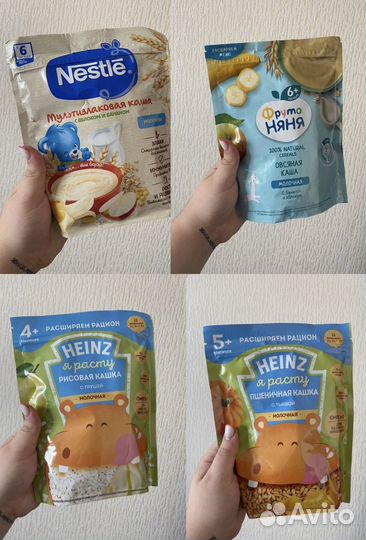 Детские каши молочные