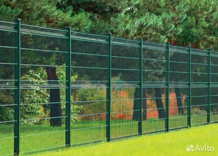 Забор из 3D сетки цена за метр качественно