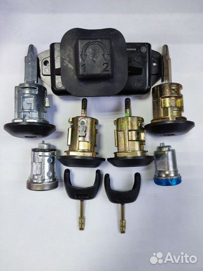 К-кт личинок замков Ford Транзит 06-14 (7 штук)