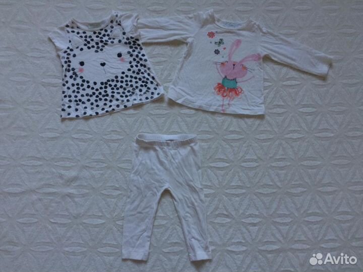 Одежда для девочки на 12 месяцев / 74 размер