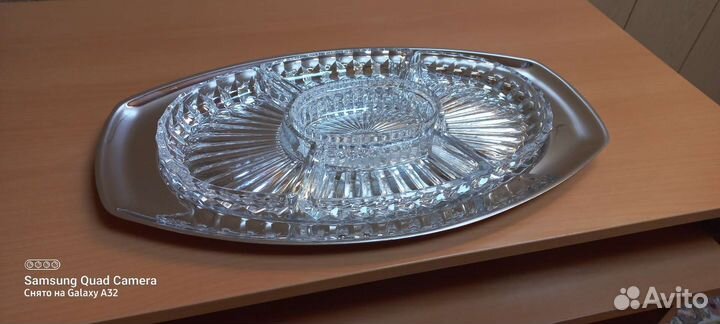 Хрустальная менажница