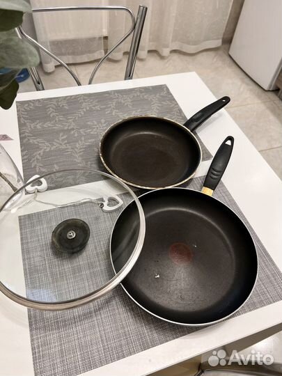 Сковородка с крышкой tefal