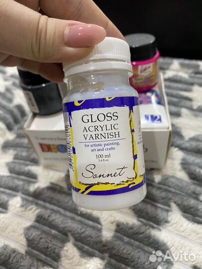 Акриловые краски для ткани, набор для творчества